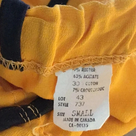 Vintage athletic shorts | youth small | orange | school sports | made  in Canada - Picture 6 of 6